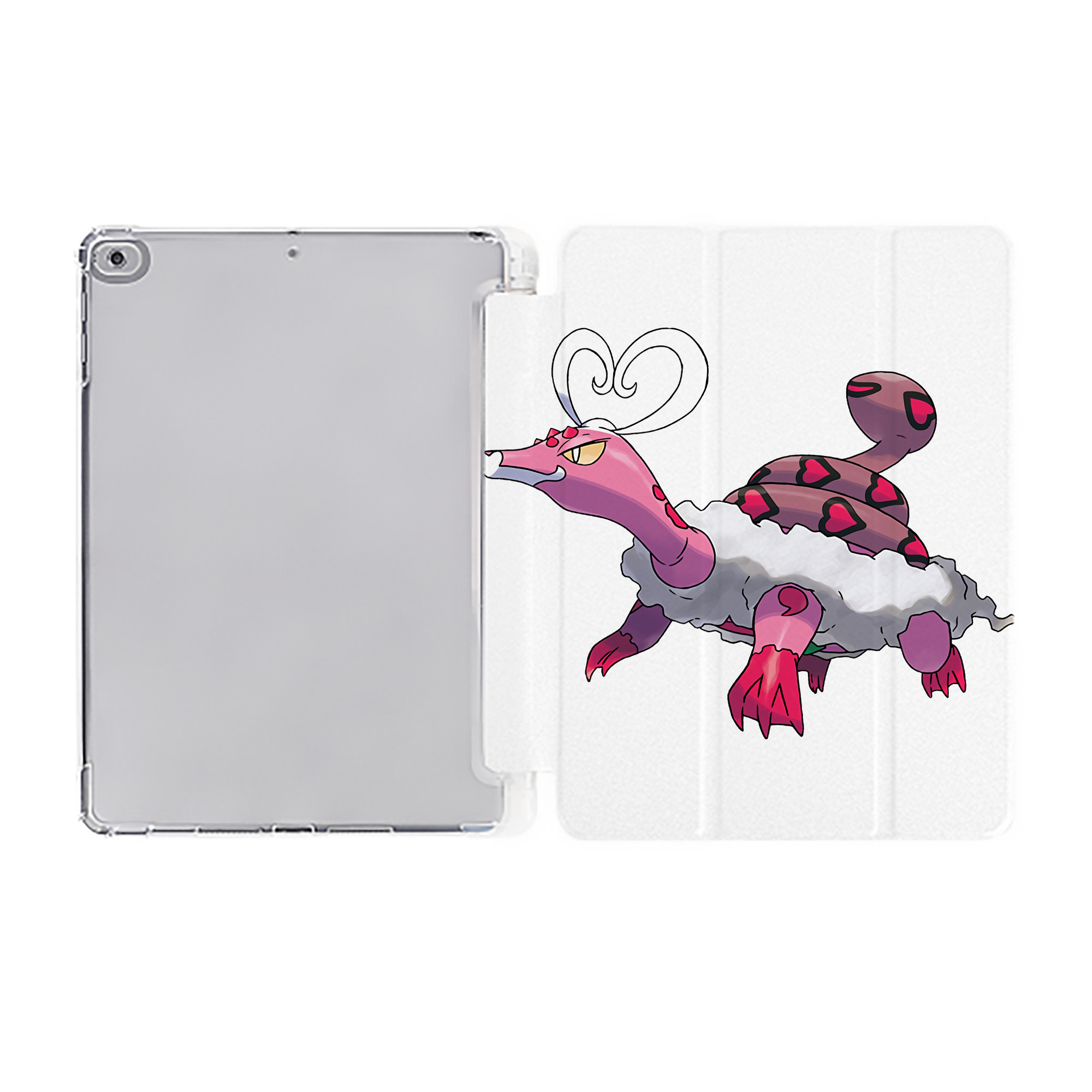 （画像用） ポケットモンスター Pokémon IPad ケース ペン収納付き 三つ折りスタンド PUレザー×シリコン 対応機種9.5/10.5/10.9インチ
